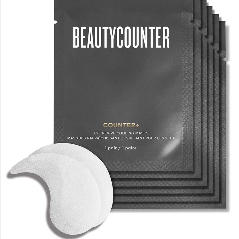 NIP BeautyCounter Counter+ Eye Revive Cooling Masks Set of 6